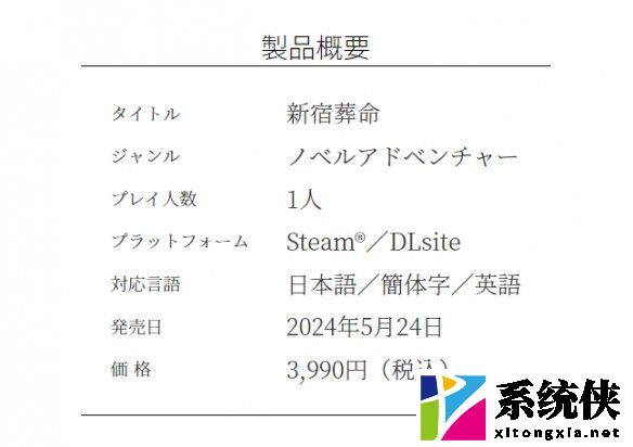 《新宿葬命》再次延期至5月发售！新角色PV公开